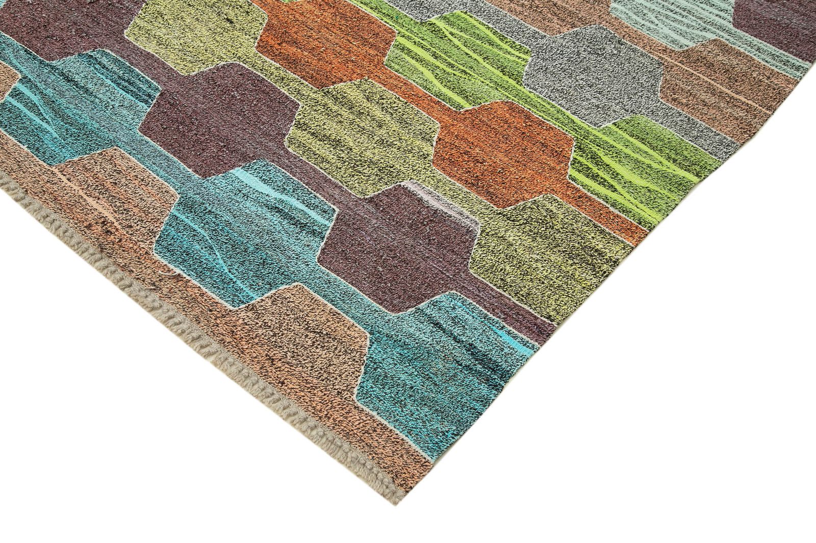 Tribal Kilim 205 X 313 Sku 26638 photo Textiles