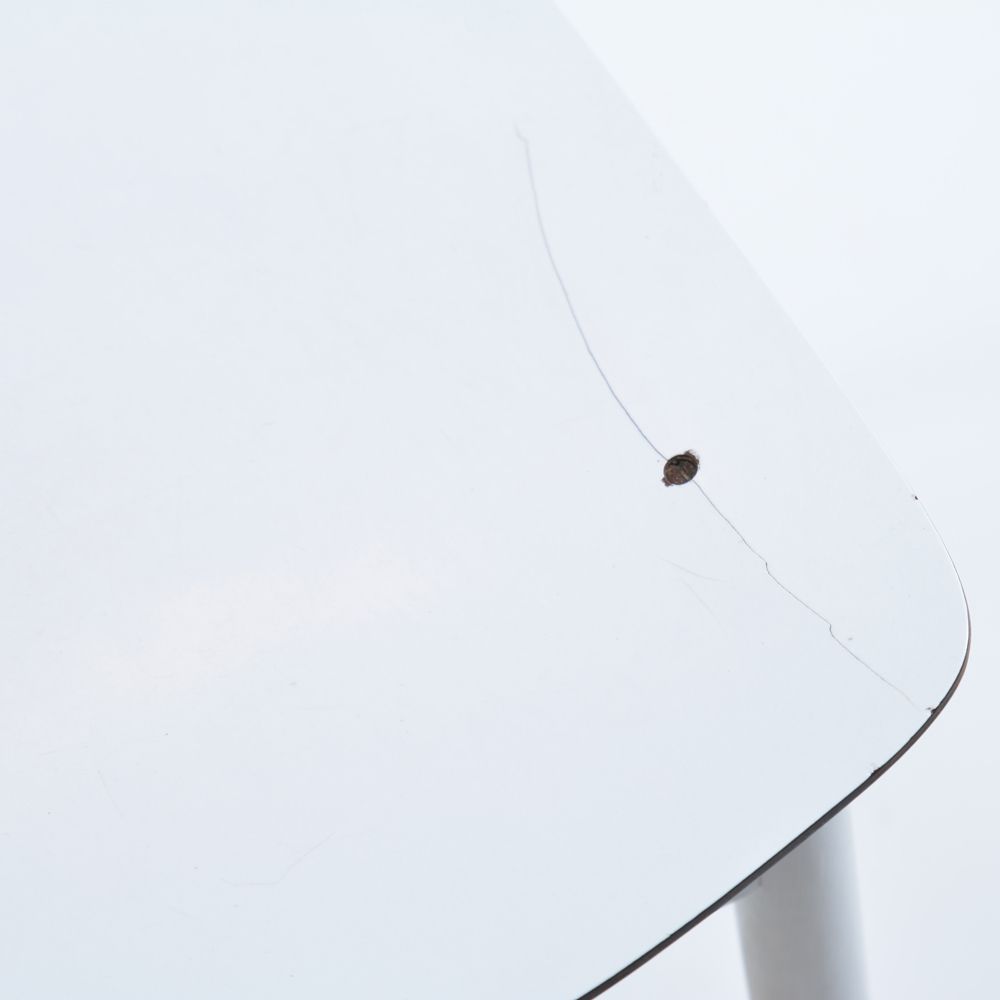 Midcentury White Chair By T On In Oak & Formica, Czechoslovakia 1960s photo Furniture