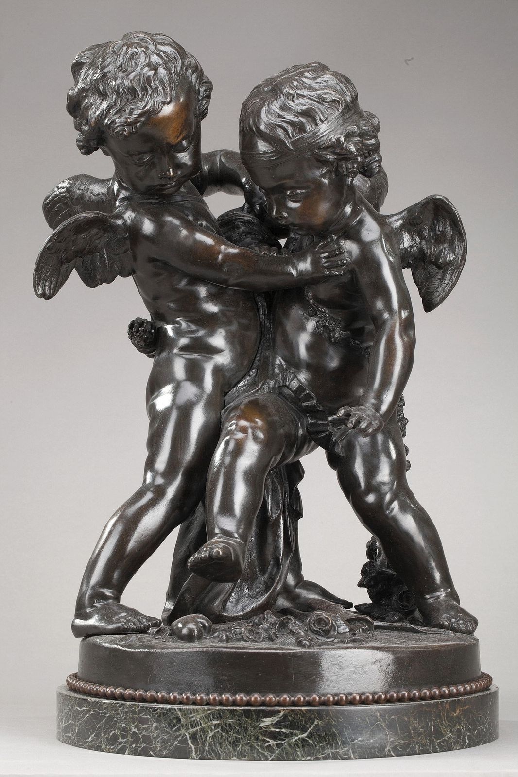 Groupe en bronze d'après Falconet, XIXe siècle