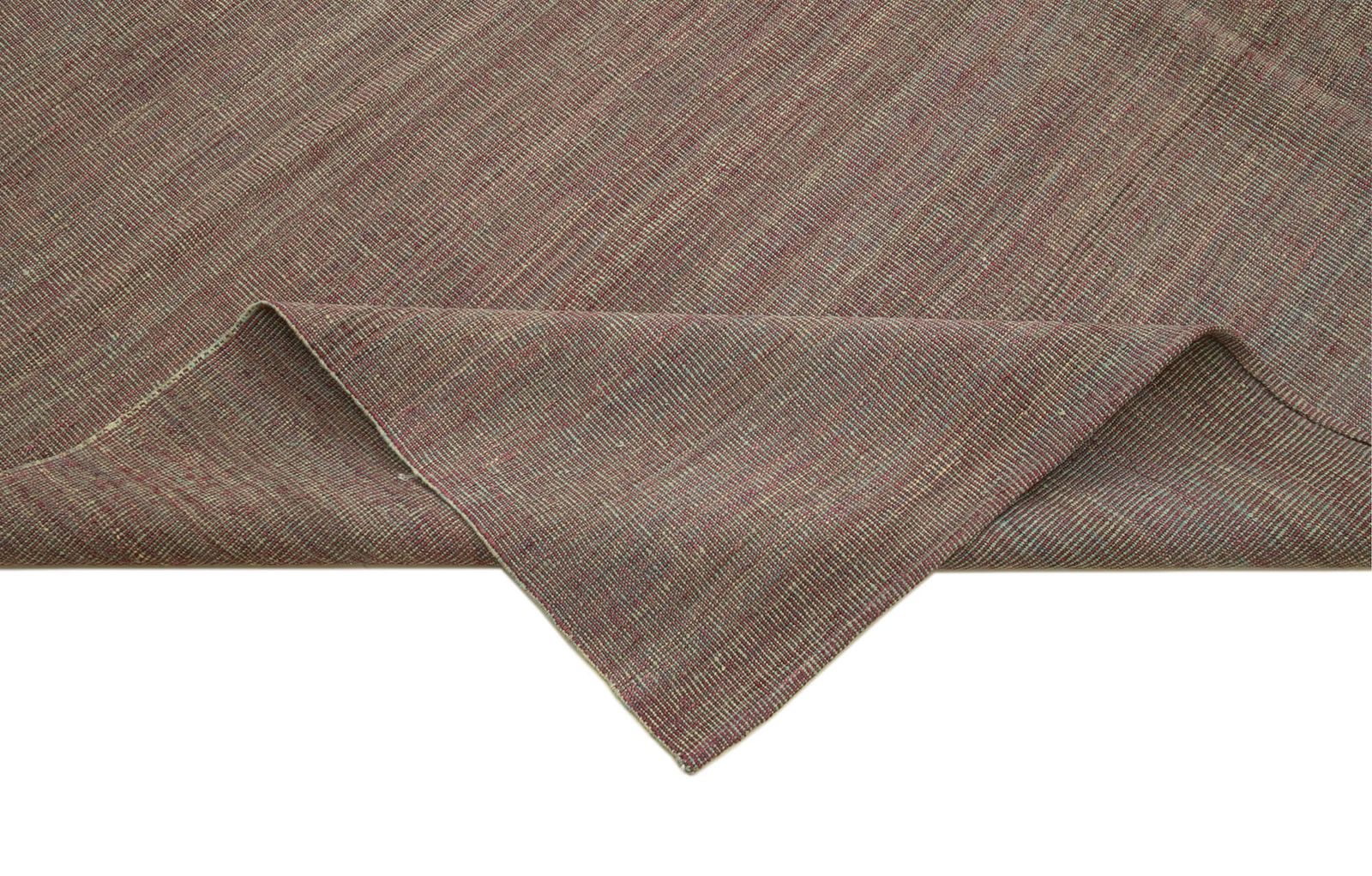Handmade Contemporary Wool Red Kilim Rug photo vinterior