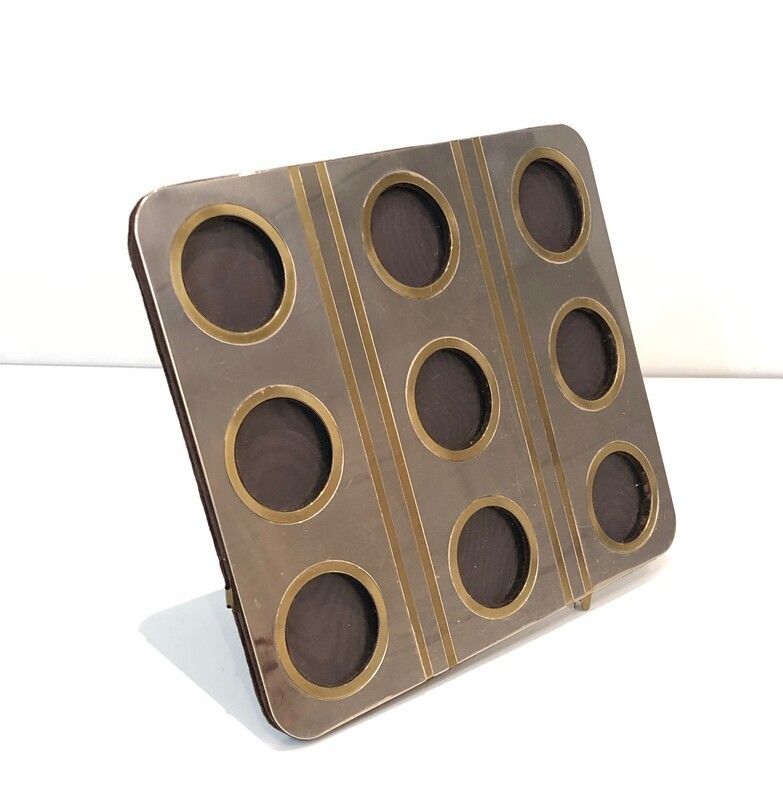 Brushed Steel And Brass Pictures Frame