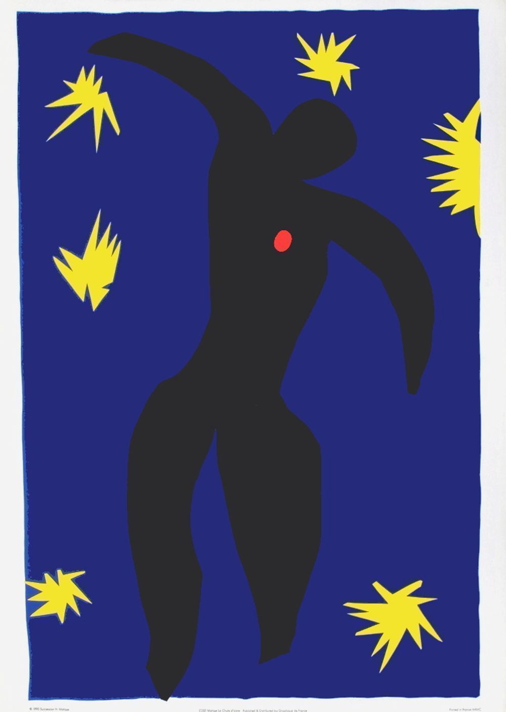 Matisse Henri (After) Reproduction Serigraph La Chute D 'Icare