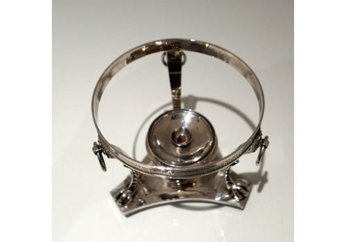 photo vintage Early 19th Century Antique George III Sterling Silver Biggin On Stand London 1807 John Emes