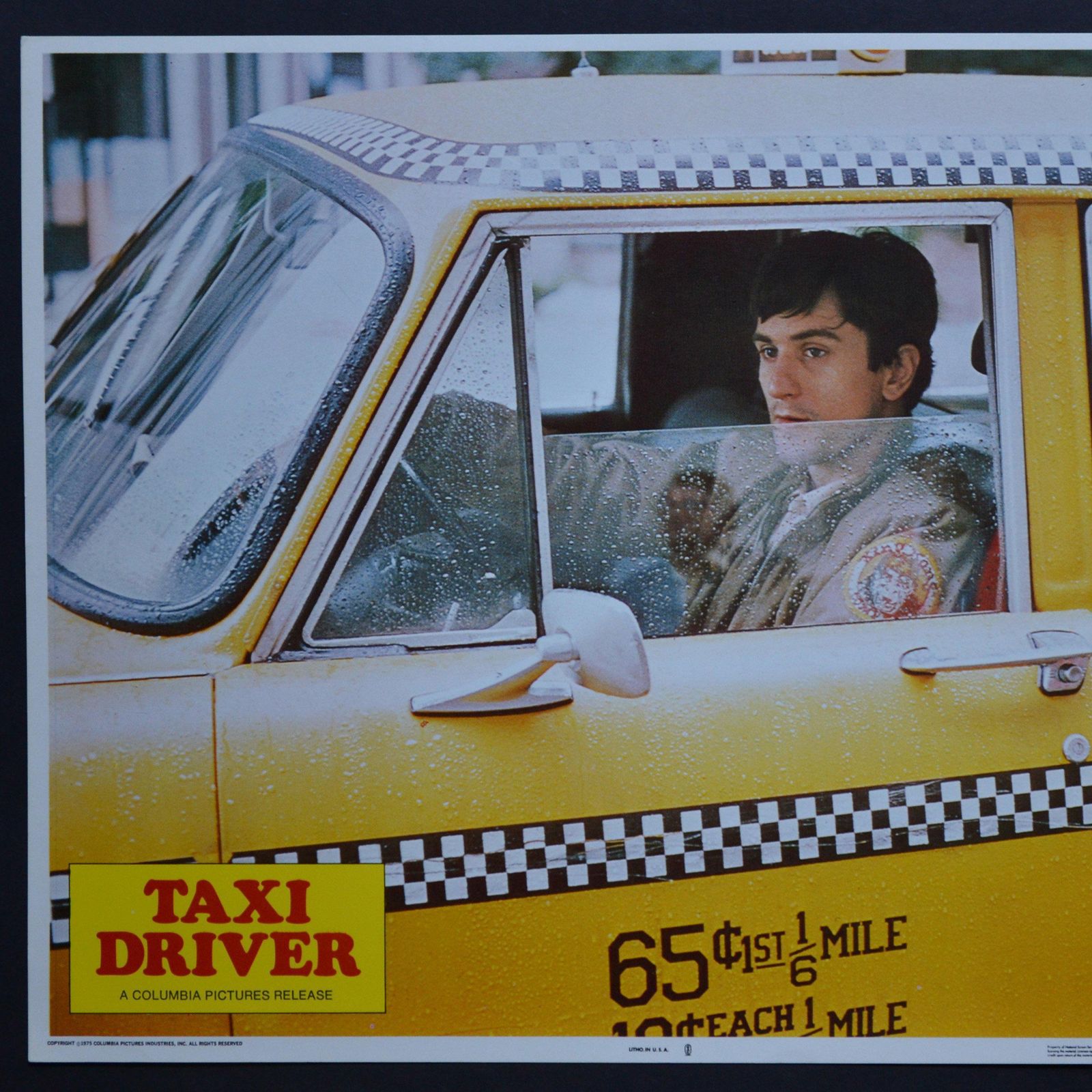 Taxi DR I Ver Original American Lobby Card Of The Mo V Ie, USA 1976. photo Art