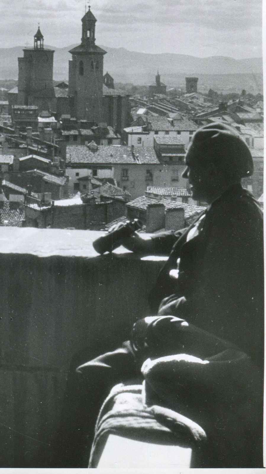 Erich Andres Pamplona, Spain, 1936, Civil War, View From A Tower 1936 photo furniture