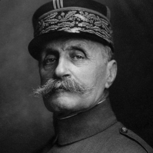 Original Drawing Portrait Of Marshal Foch In Pencil On Early 20th Century Paper photo for sale