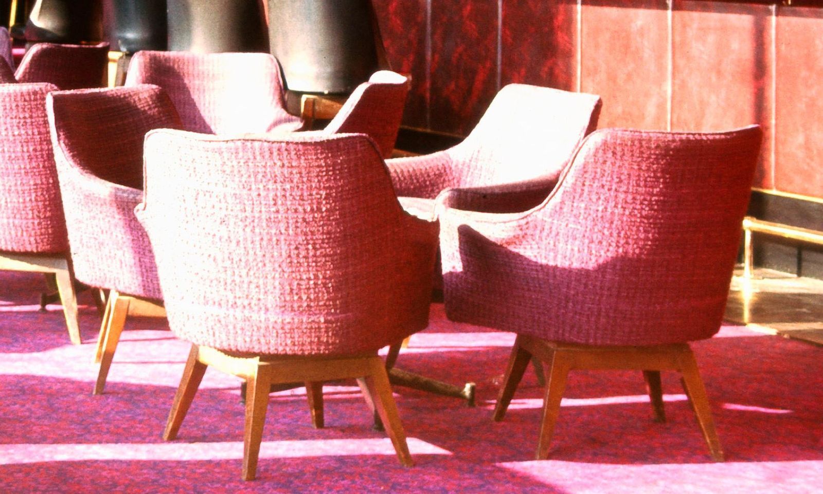 Walter Rudolph Retro Hotel Lobby Of The 1970ies, Limited Edition, Printed Later 1975 photo furniture