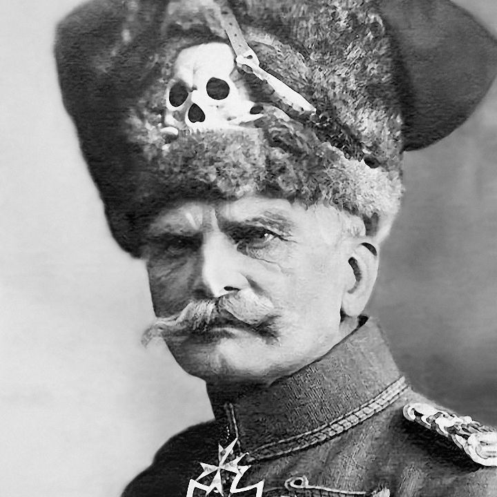 Original Drawing Portrait Caricature In Pencil On Paper Marshal Av Mackensen Early Twentieth photo for sale