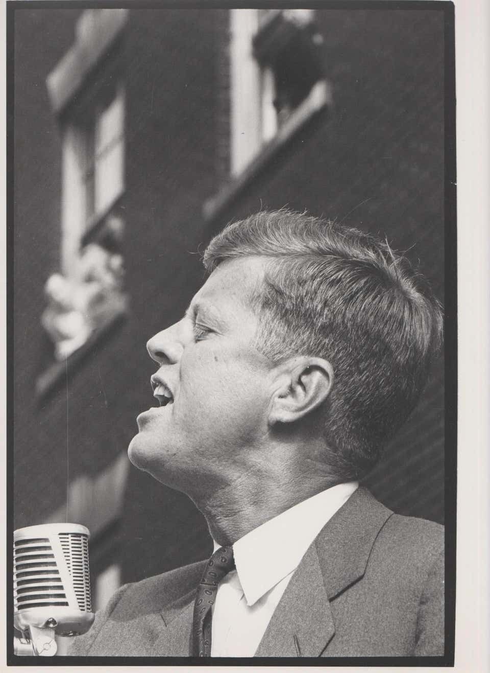 Rolf Gillhausen Jfk Speaking   John F. Kennedy Election Campaign 1960
