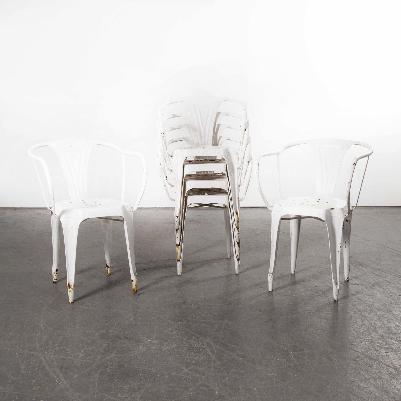 1940’s Set Of Six Original French Multipl’s Armchairs photo buy