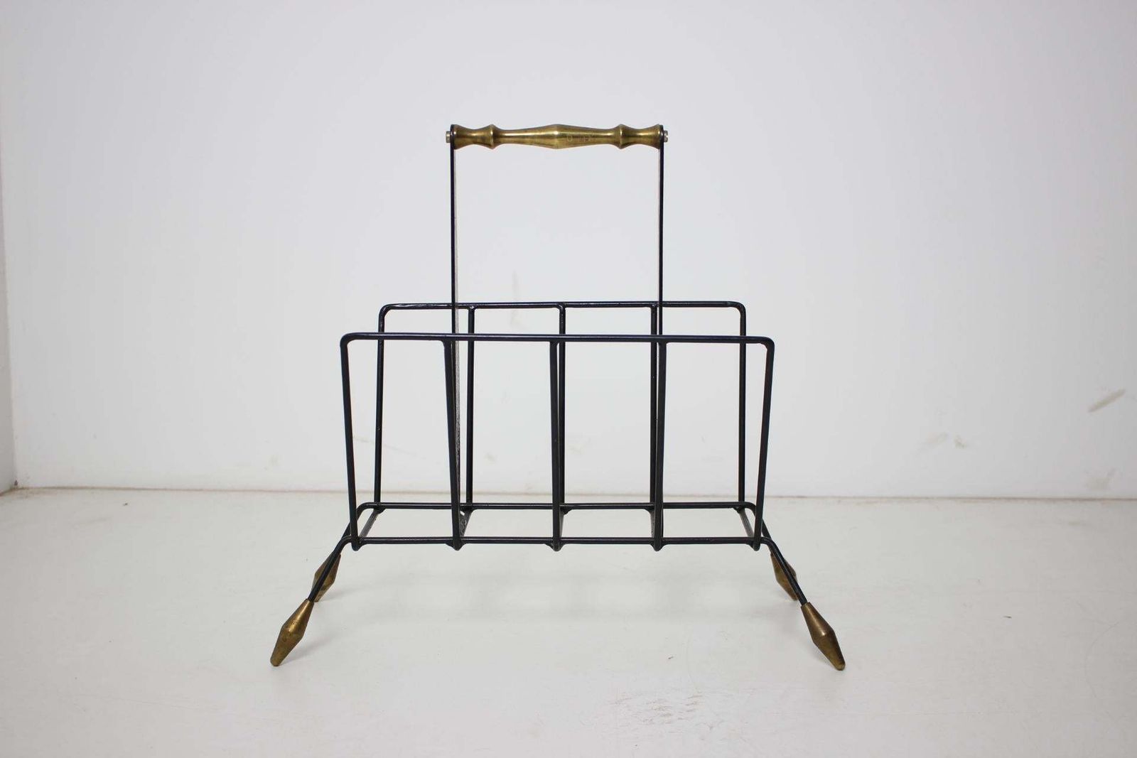 Mid Century Design Newspaper Stand, 1970s photo furniture
