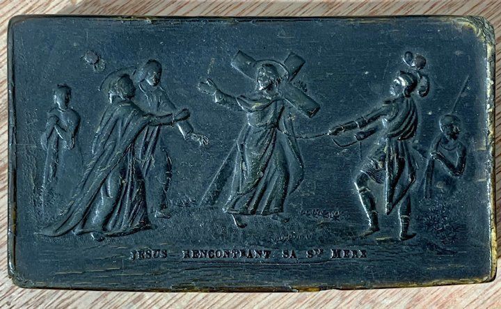 Antique French Horn Snuff Box photo furniture