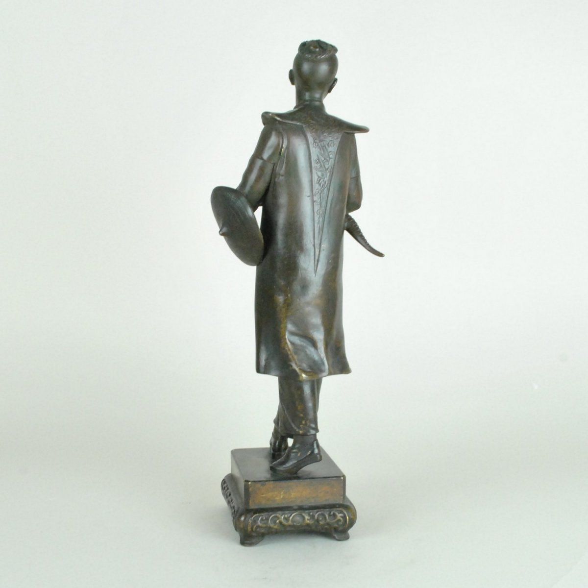 Chinese Crocodile In Bronze, Rare Model By H Galy, 19th Century photo Art