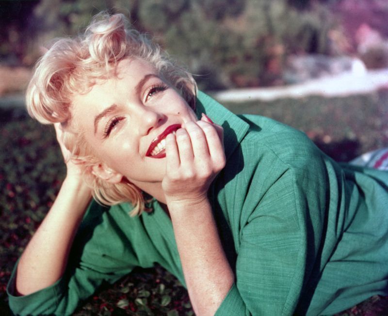 'Marilyn Portrait' Marilyn Monroe 1954 Oversize C Type Print Framed In Black photo furniture