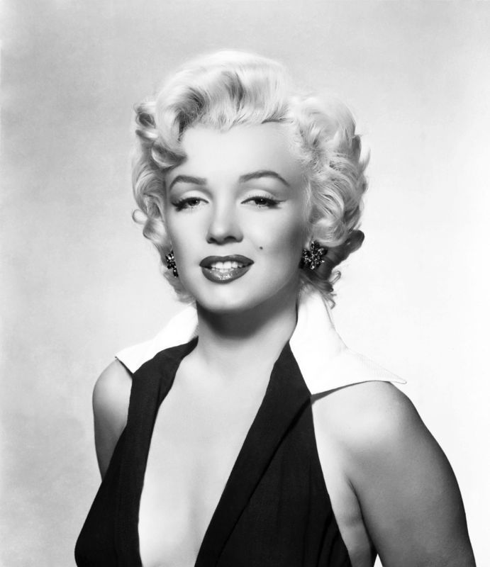 'Classic Marilyn' Circa 1950 Oversize Archival Pigment Print Framed In Black photo furniture