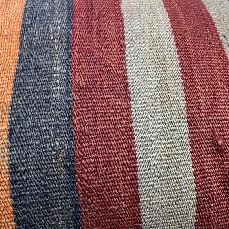 Uniek Kelim Kussen, Turkish Kilim Pillow, Kussenhoes 16"×48", Bankkussen, Buitenkussen, Kilim Kissenhülle photo vinterior