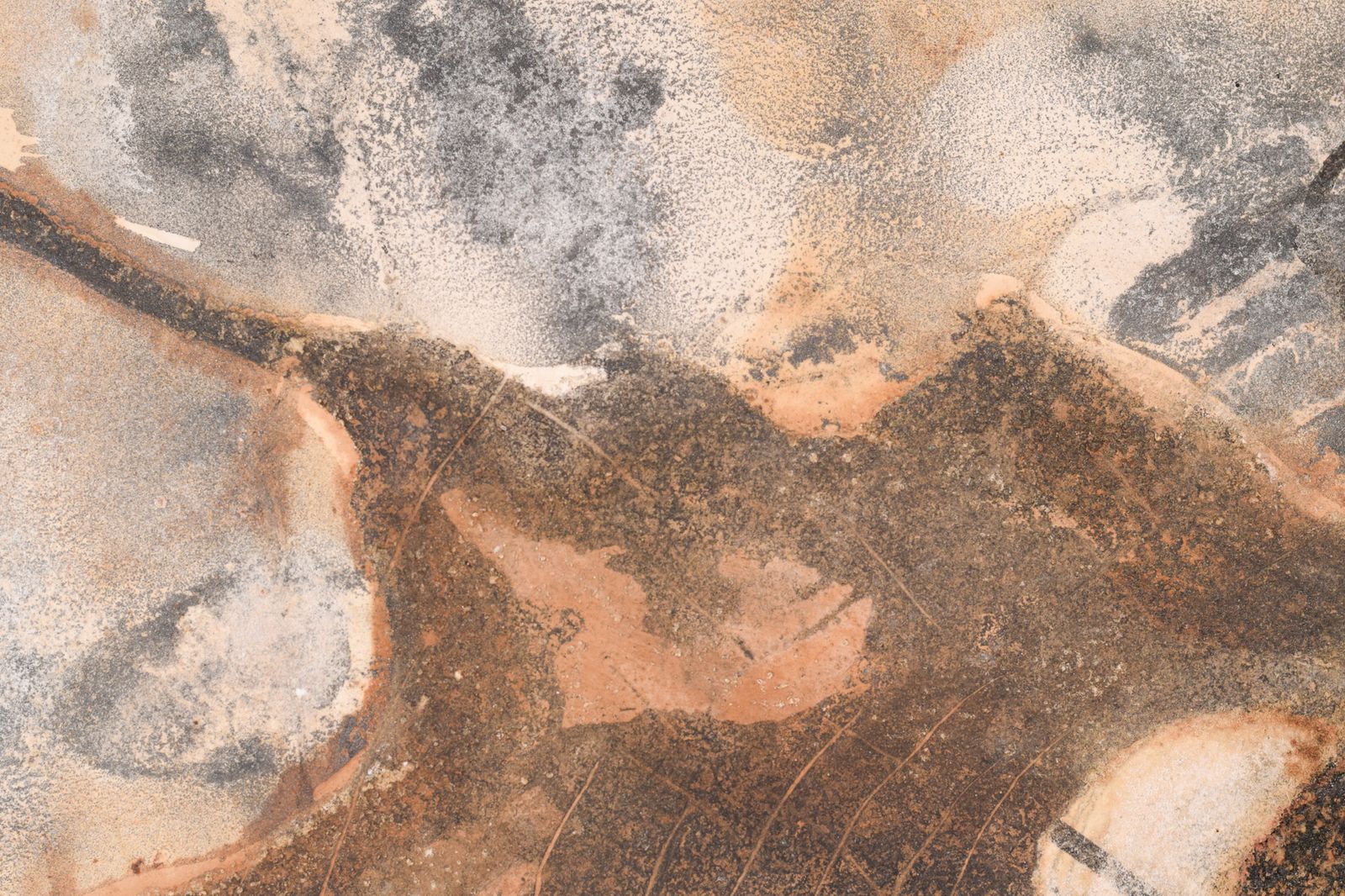 Mixed Media Abstract Painting photo vintage