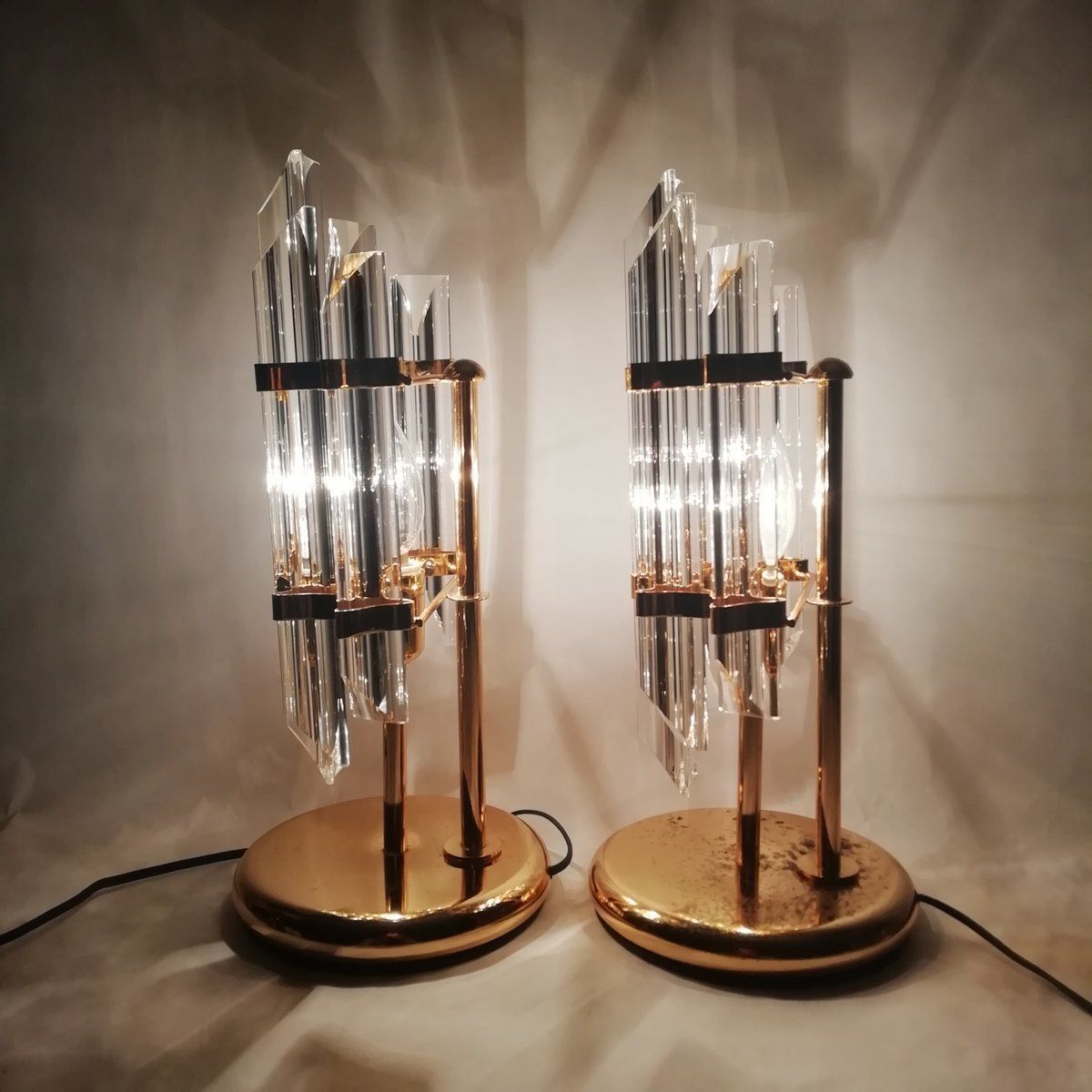 Table Lamps By Paolo Venini, 1970s, Set Of 2 photo Lighting