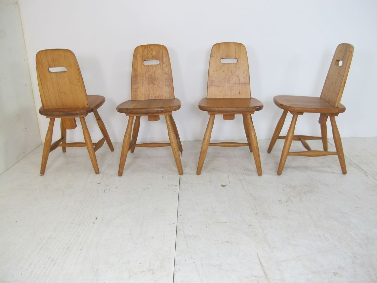 Scandinavian Dining Table & Chairs Set By Eero Aarnio For Laukaan Puu, 1960s, Set Of 5 photo Furniture