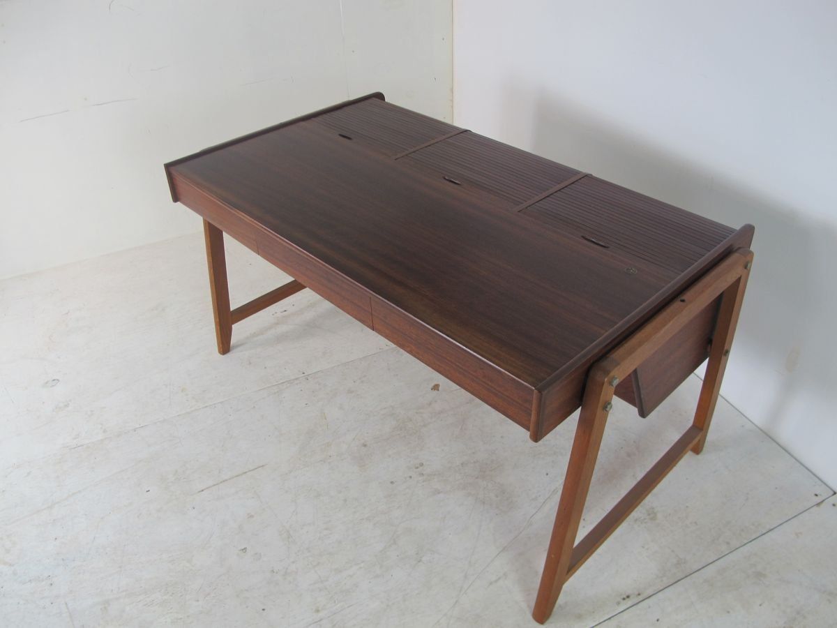 photo for sale Scandinavian Teak Desk By Clausen & Maerus For Eden Rotterdam, 1960s
