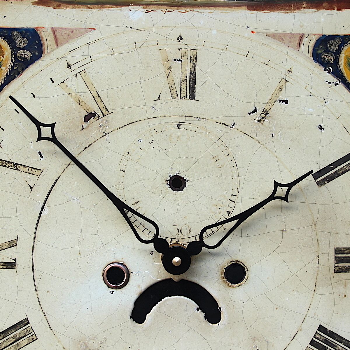 photo for sale 19th Century Grandfather/Longcase Clock Dial. Fully Guaranteed