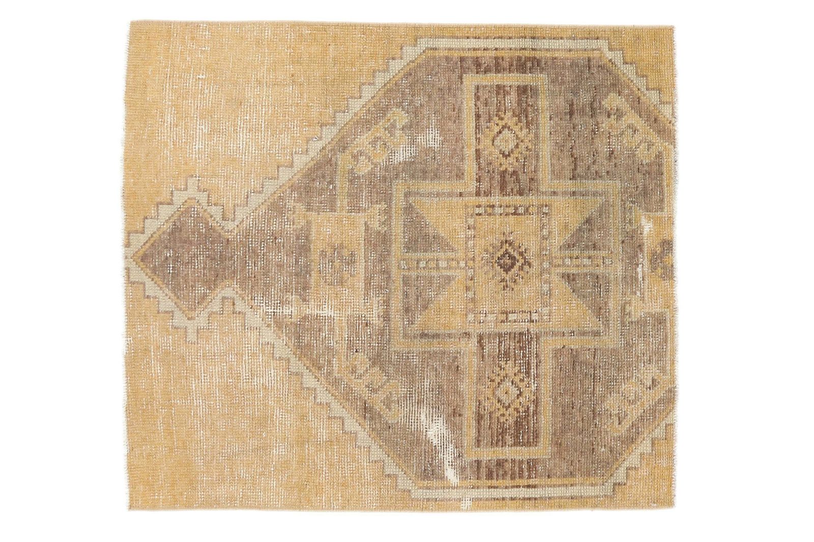 Turkish Vintage Oushak Rug, Door Mat Small Carpet, Handmade Wool Orange Doormat, Mini Rugs, One Of A Kind photo furniture