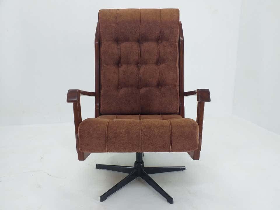 Mid Century Scandinavian Swivel Armchair, Norway, 1970s. photo 953.0
