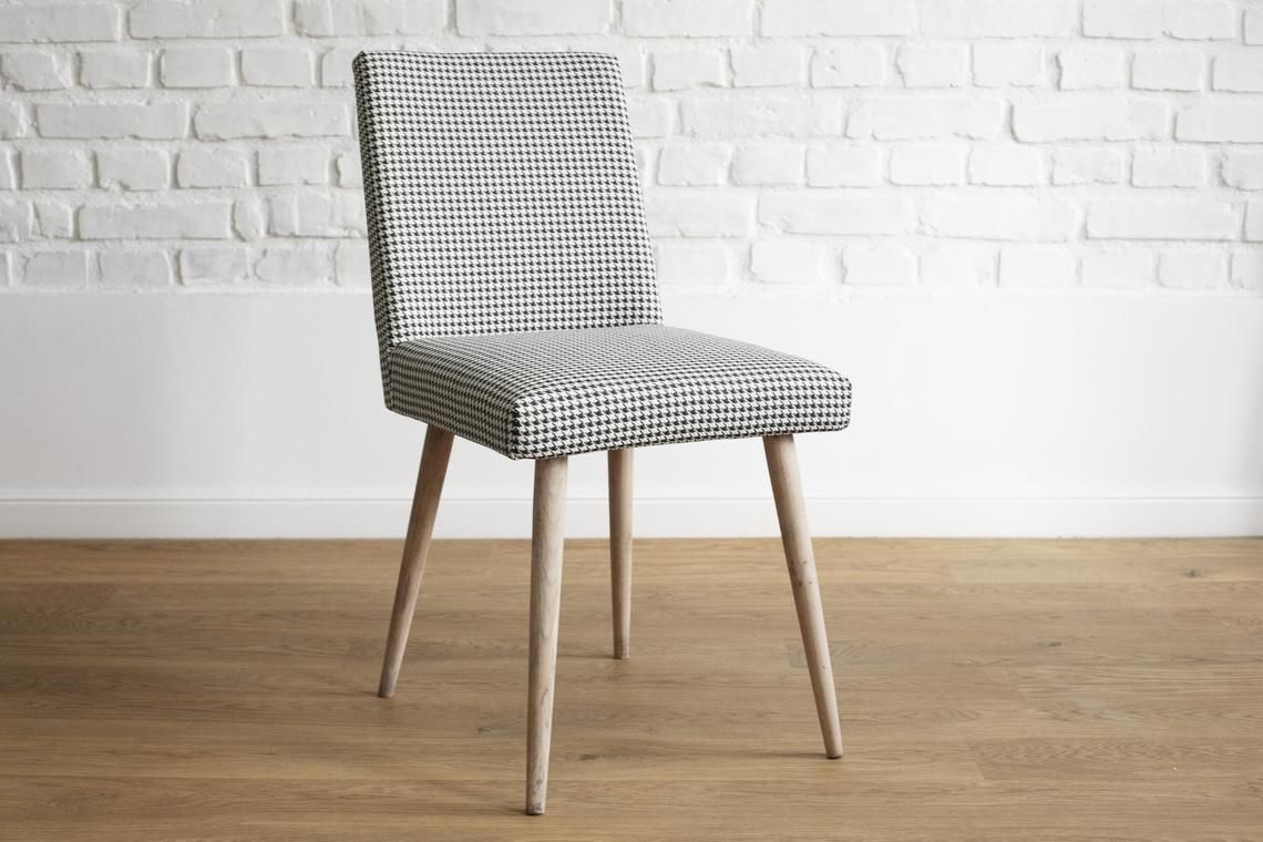 Vintage Polish Straight Dining/Living Room Chair From Mid Century photo vintage