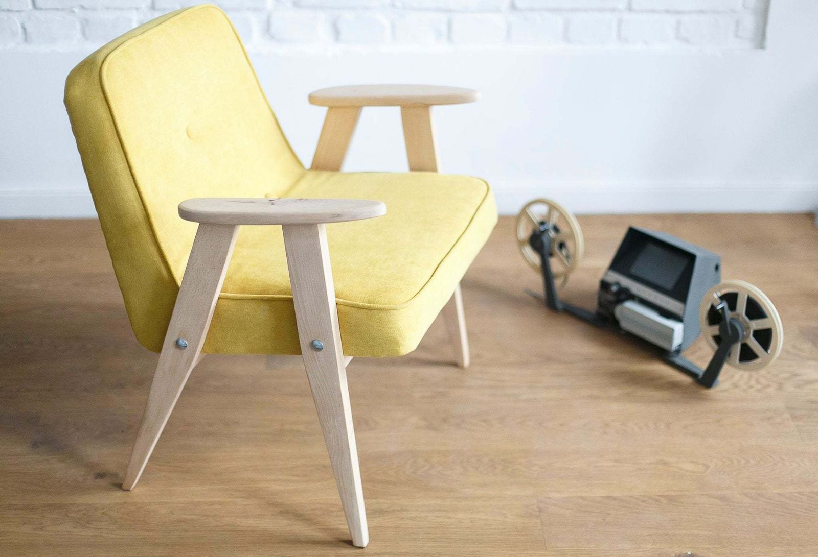 Polish 366 Mid Century Armchair Designed In 1962 By J. Chierowski photo furniture