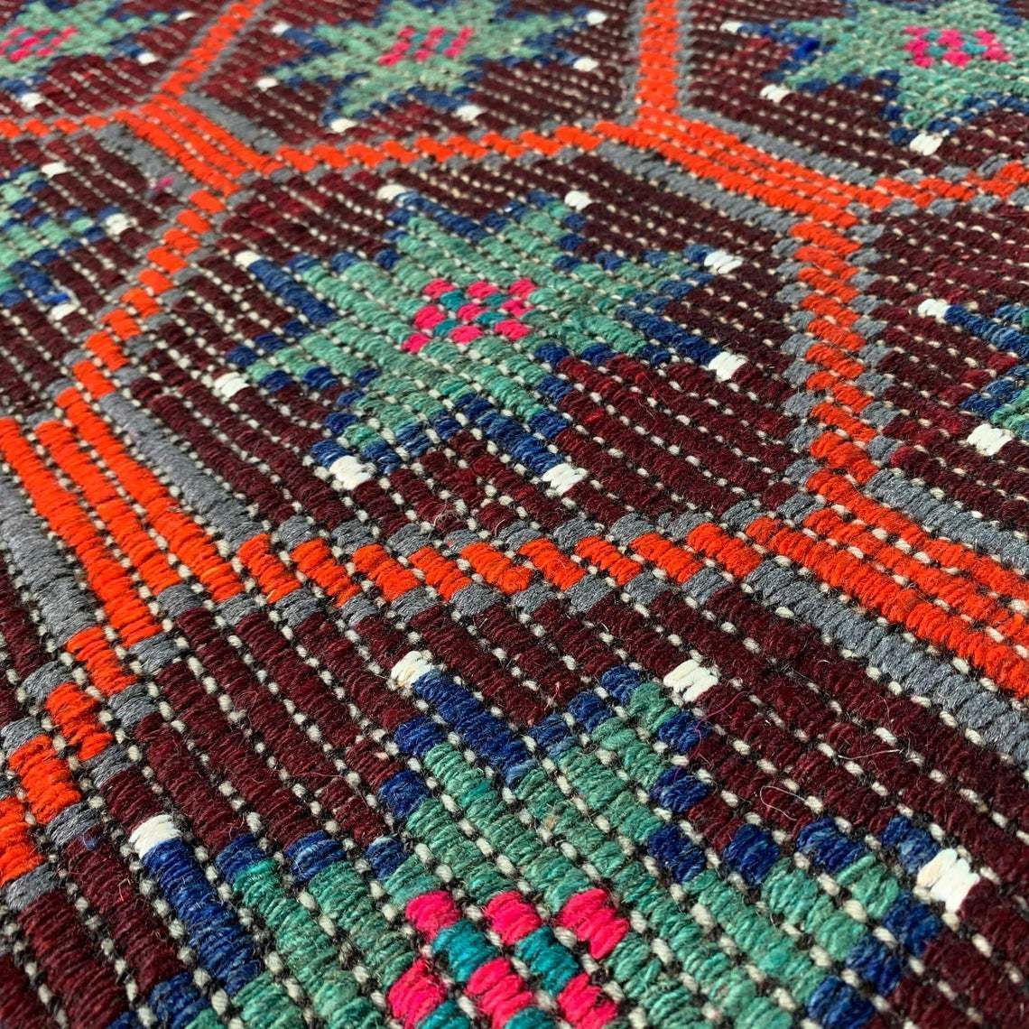 Traditional Turkish Kilim Rug Runner Shabby Vintage Wool Country Home Kelim Runner 280 X 55cm photo furniture