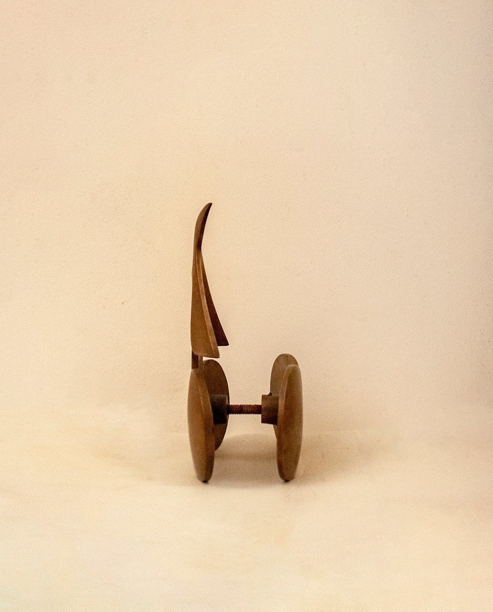 Bronzen Deurgreep Van E.P. Italy, Ca. Jaren 1960 photo for sale