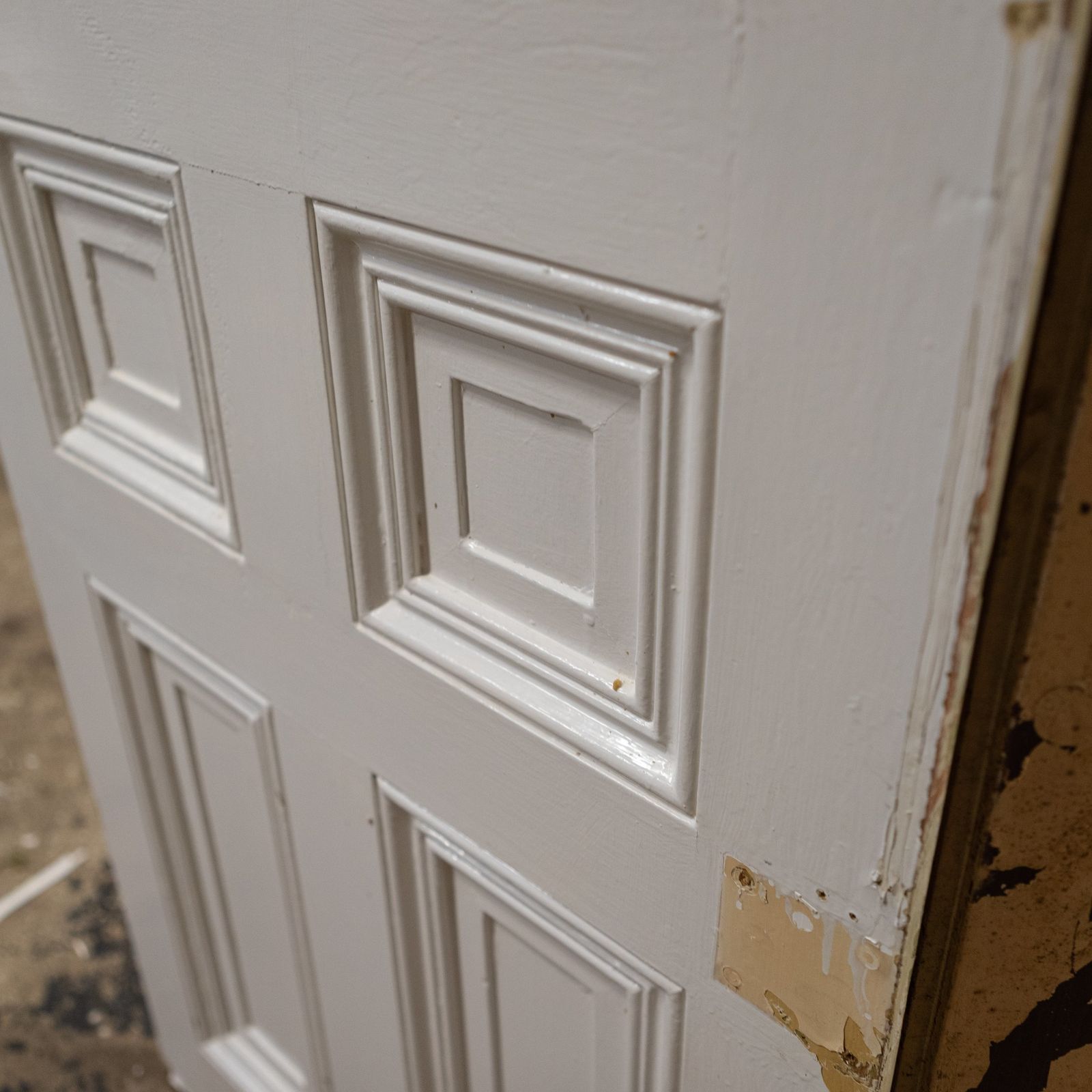 Antique Victorian Pine Bay Window Shutters With Panelling photo 940.0