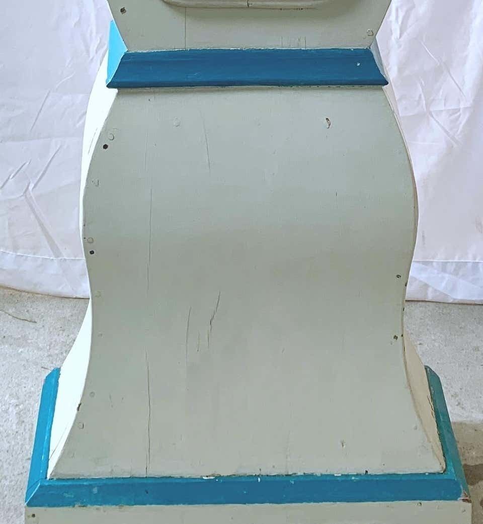 Mora Clock Swedish Early 1800s Antique Gustavian White Blue Detail photo Home Decor