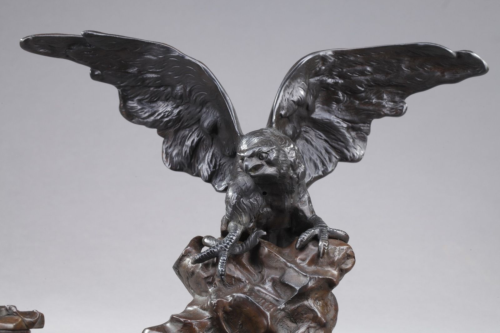 Art Nouveau Inkwell By Albert Marionnet (French, 1852 1912) photo Art