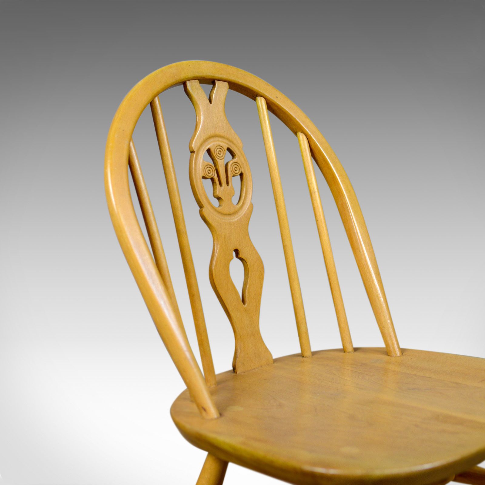 Set Of Four Mid Century Modern Dining Chairs, English, Beech, Danish Taste C1960 photo buy