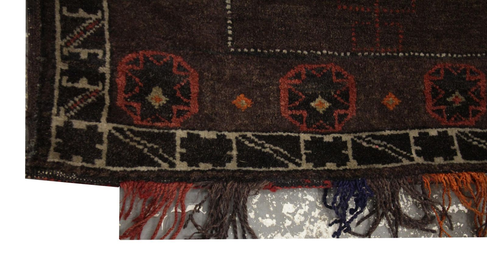 Handwoven Antique Baluch, Tribal Wool Carpet Oriental Living Room Rug, 1910 photo for sale