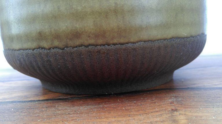 1960s Gunnar Nylund Brown Ceramic Vase By Rörstrand G.N. Sweden photo furniture