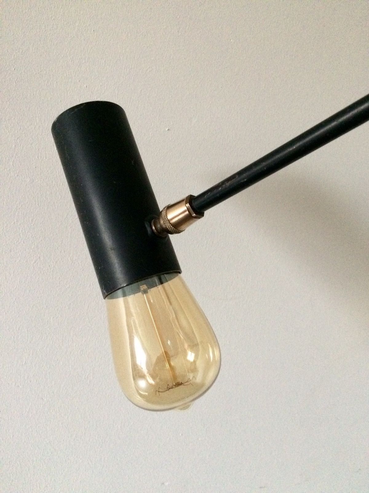 Mid Century Modern Bureaulamp / Tafellamp, Frans Design Ca. Jaren 1950, Door René Caillette photo vinterior