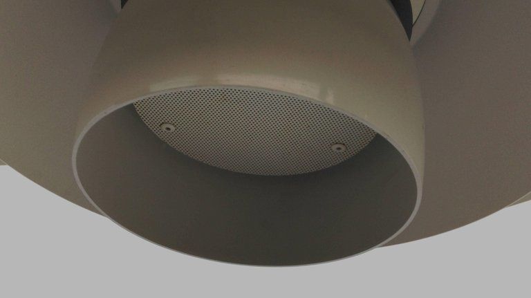 1970s Ph 4 1/2 4 Metal Pendant Lamp By Poul Henningsen For Louis Poulsen photo Lighting