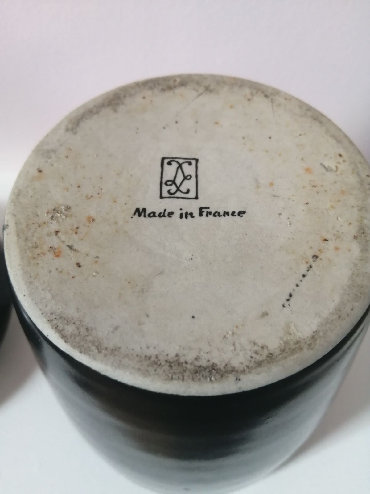Jean Luce French Modernist Porcelain Lidded Pot Art Deco Style Uam C1930 Signed photo for sale