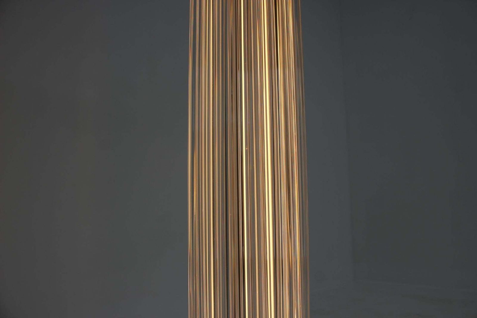 photo furniture Rare Design Brass And Art Glass Modern Floor Lamp Kamenický šenov/Preciosa, 1960