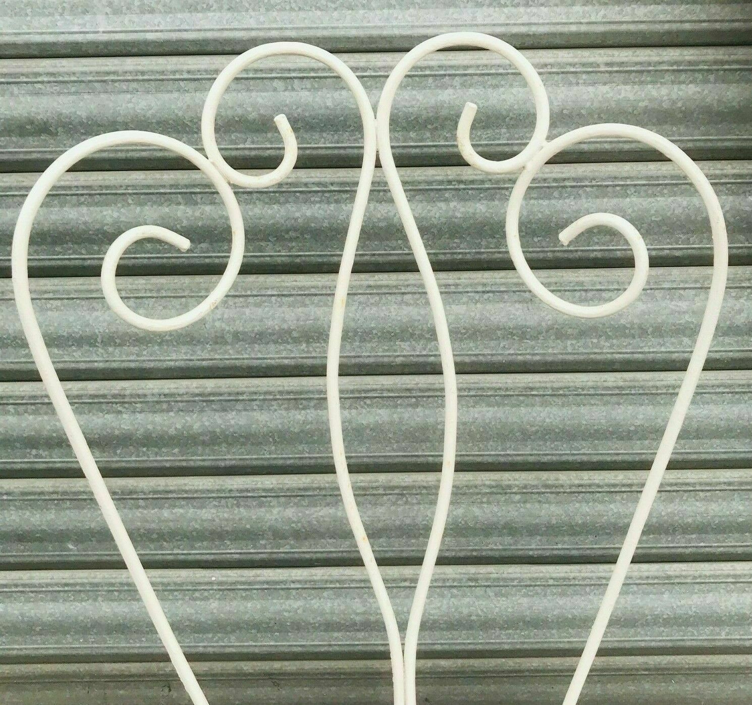 Pair Of 20th Century Patinated Wrought Iron Garden Chairs Armchairs photo 664.66447425