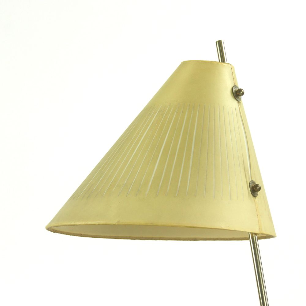 Vintage Table Lamp In Brass, Czechoslovakia 1950 photo Lighting