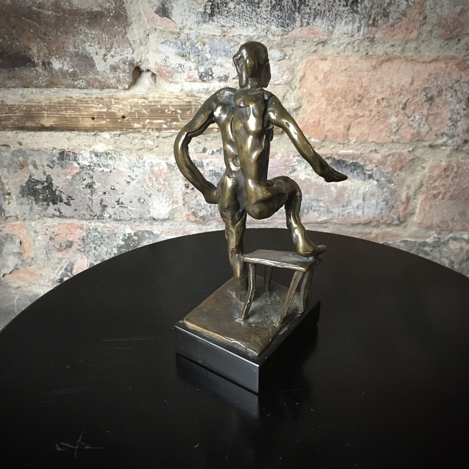 Abbott Pattison. Bronze Semi Abstract Table Sculpture. photo for sale
