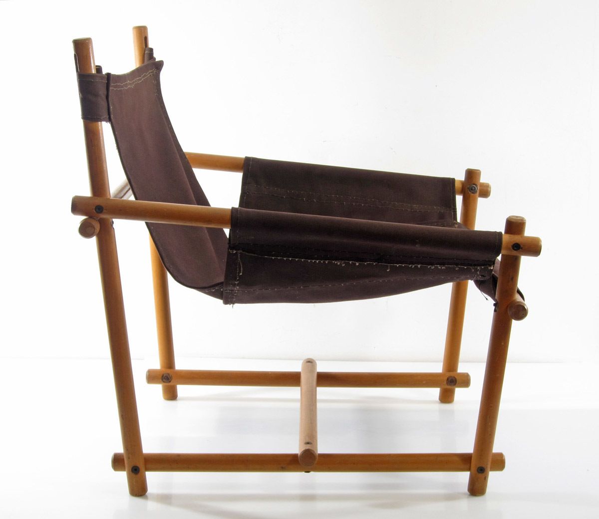 Deens Design Safari Relaxstoel, Ca. Jaren 1970 photo for sale