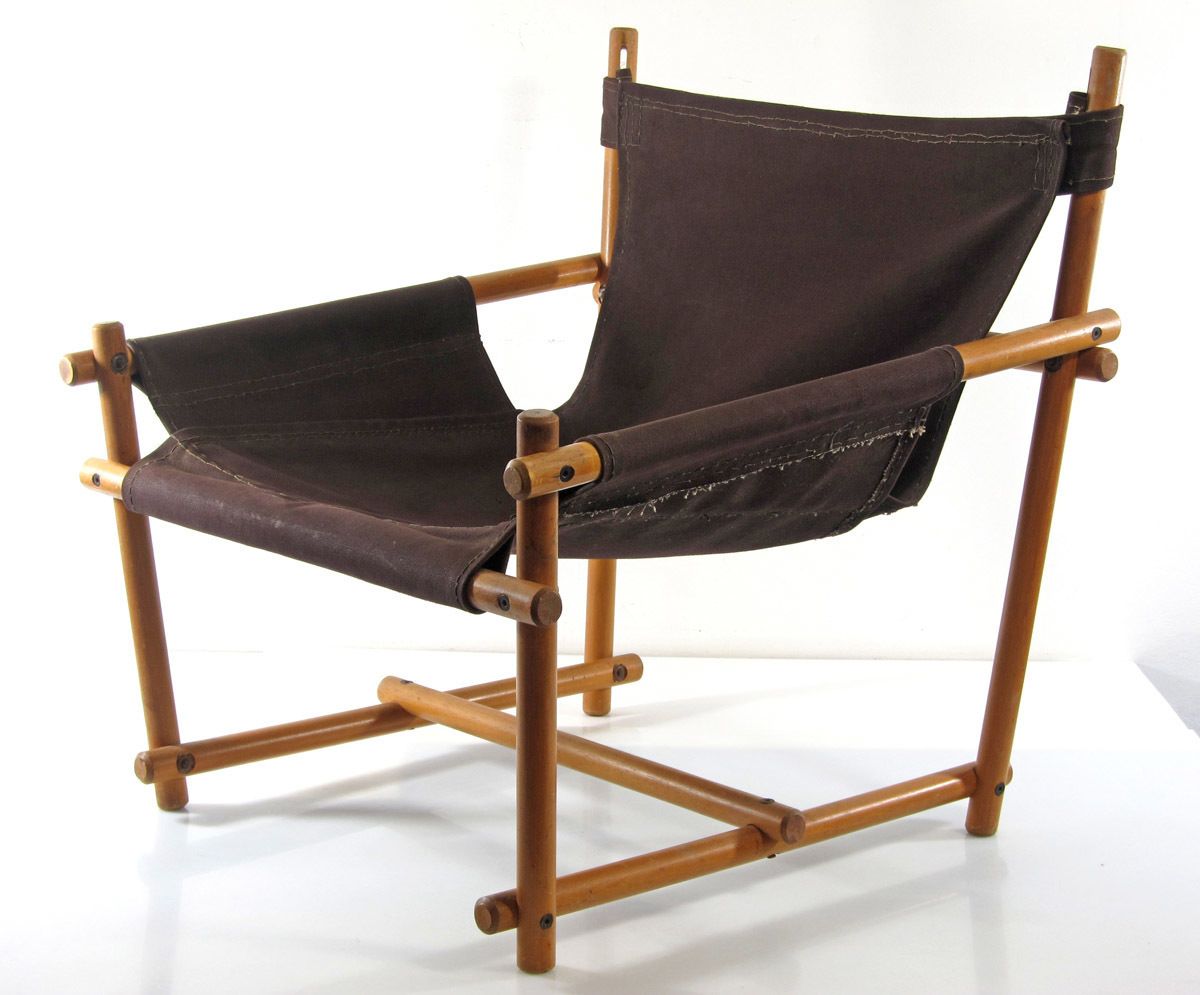 Deens Design Safari Relaxstoel, Ca. Jaren 1970 photo furniture