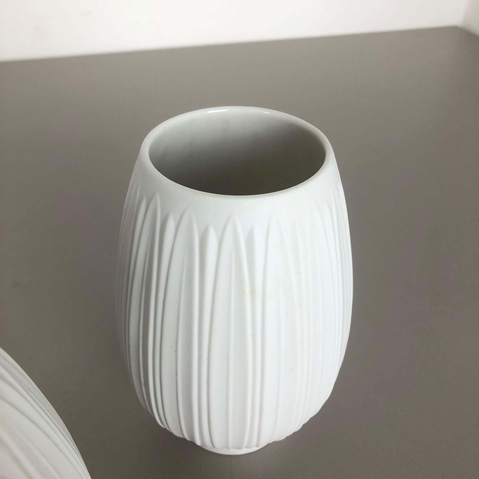 photo furniture Set Of 2 Porcelain Op Art "Artichoke" Vase By Heinrich Selb, Germany, 1970s