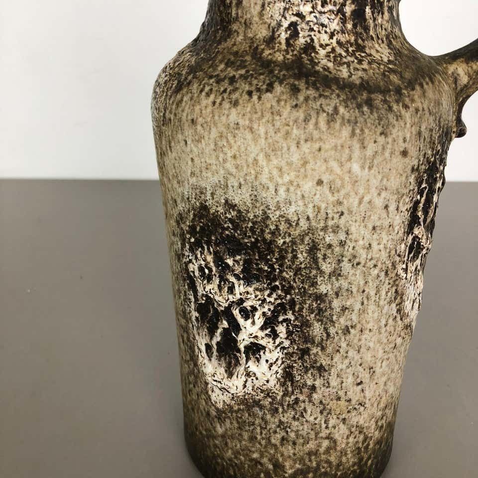 Large Multi Color Vase Fat Lava "407 35" Vase By Scheurich, Germany, 1970s photo Home Decor