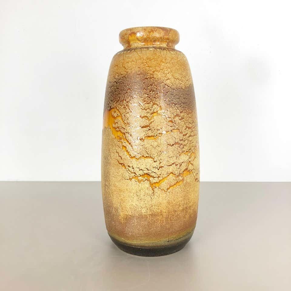 Large Pottery Fat Lava Multi Color 284 47 Floor Vase Made By Scheurich, 1970s photo furniture