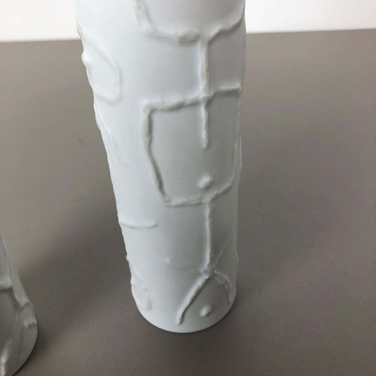 photo vinterior Set Of 2 Abstract Porcelain Vases By Cuno Fischer For Rosenthal, Germany, 1980s